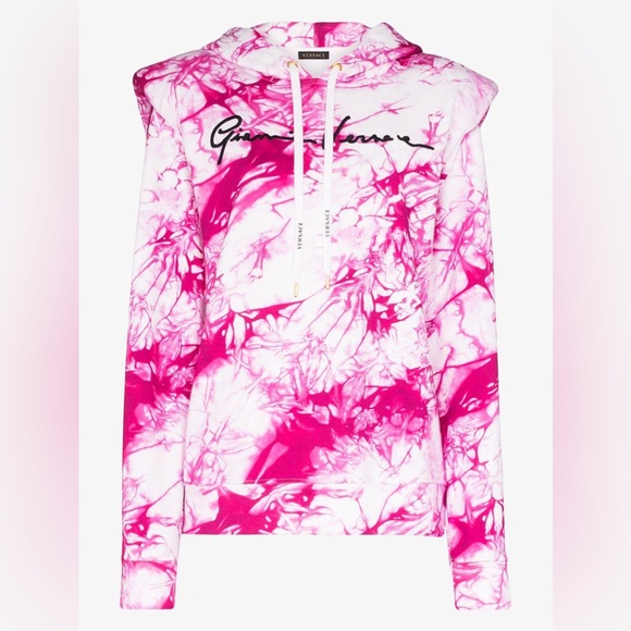 Tie dye Versace sweatshirt pink - Picture 3 of 6